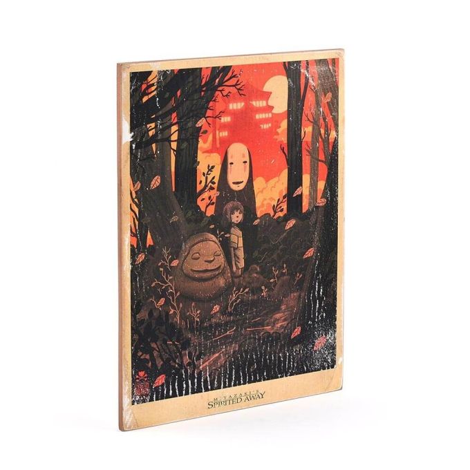 Дерев'яний постер "Spirited Away # 2 vintage"