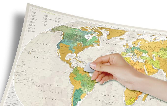 Скретч Карта Світу Travel Map Geography World