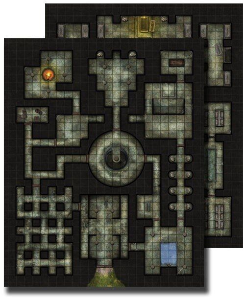 Pathfinder. Настольная ролевая игра - Игровое поле "Подземелье"