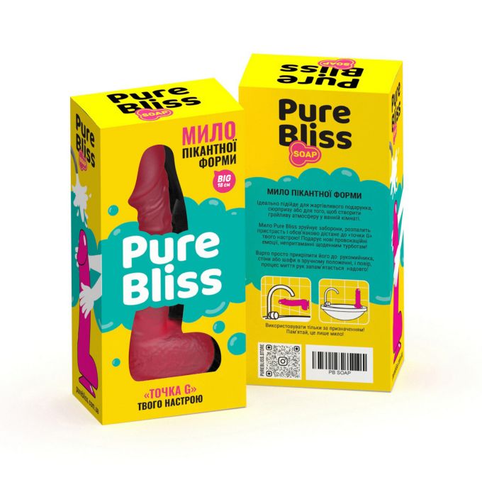 Мило пеніс Pure Bliss Big червоний
