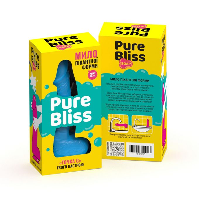 Мило пеніс Pure Bliss Mini синій
