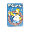 Дерев'яний постер "The Simpsons # 3 To Alcohol (blue)"