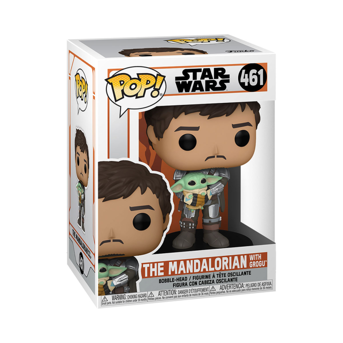 Ігрова фігурка Funko POP! серії  "Мандалорець" - Мандалорець з Грогу