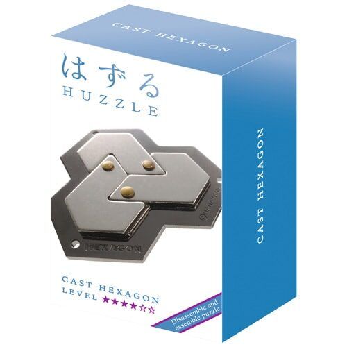 Металева головоломка Шестикутник (Huzzle Hexagon) 4-й рівень