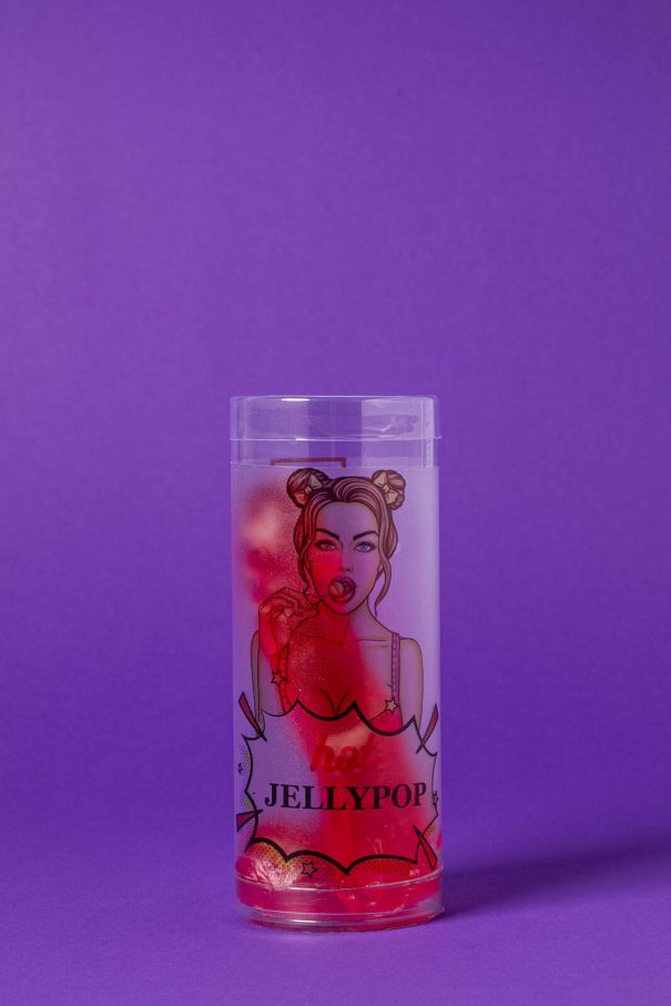 Цукерки Jelly Bar HOT Jellypop Ягідний джин