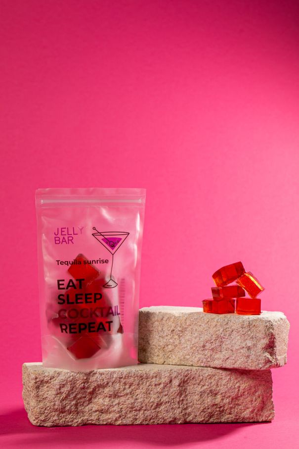 Алкогольні желейні цукерки Jelly Bar Текіла Санрайз