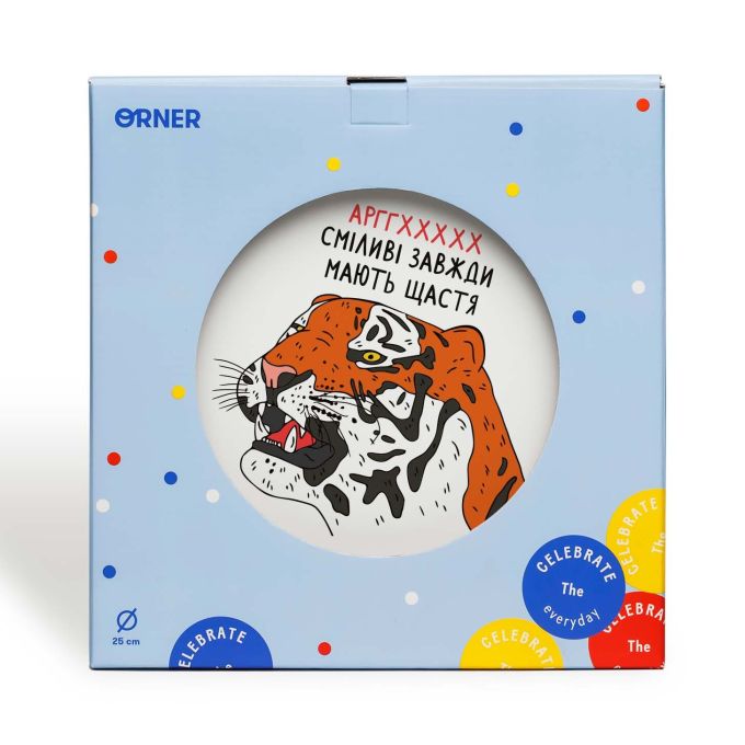 Тарілка Orner x Grekhov «Тигр»