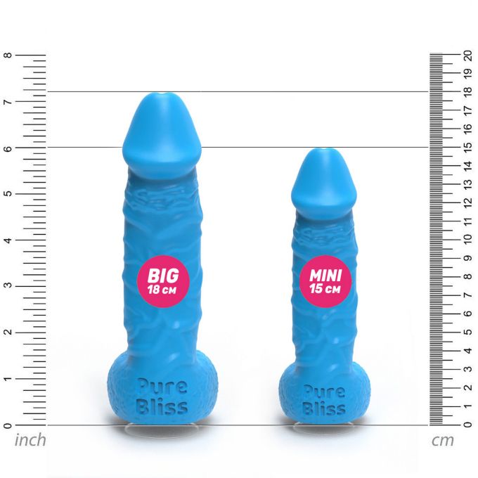 Мило пеніс Pure Bliss Mini синій