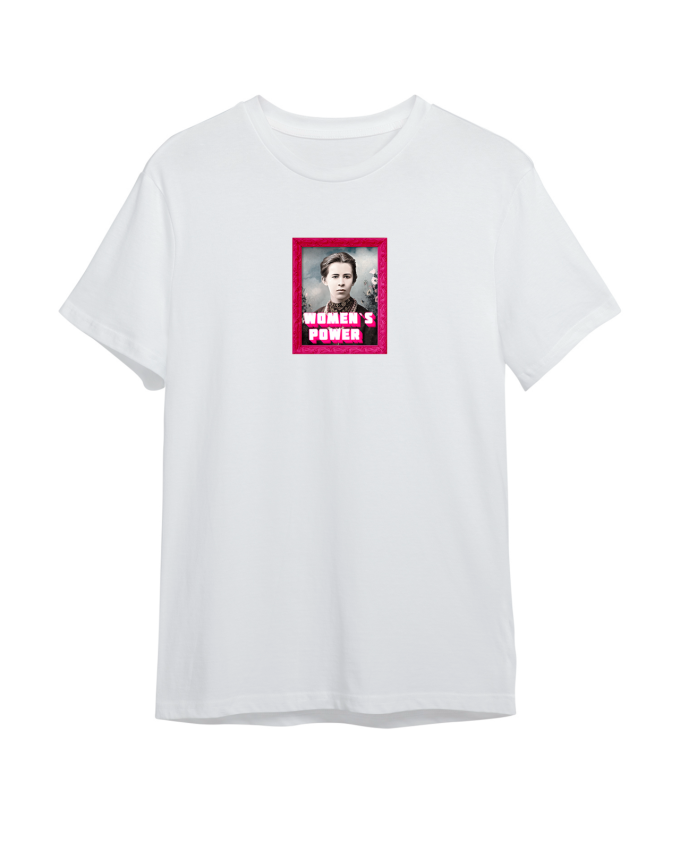 Футболка Vidro "Woman`s Power" А6 біла