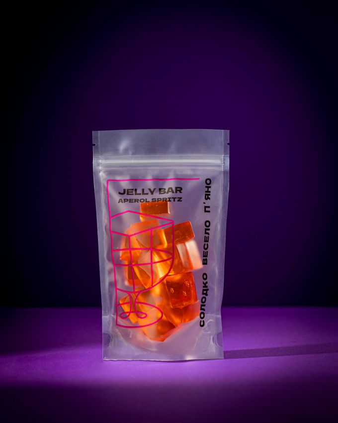 Алкогольні желейні цукерки Jelly Bar Апероль