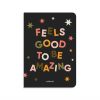 Блокнот в клеточку Feels Good чорный
