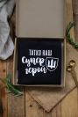 Фартух “Татко наш супер герой” чорний