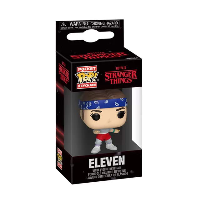 Ігрова фігурка на кліпсі Funko POP! Дивні дива - Одинадцять з банданою