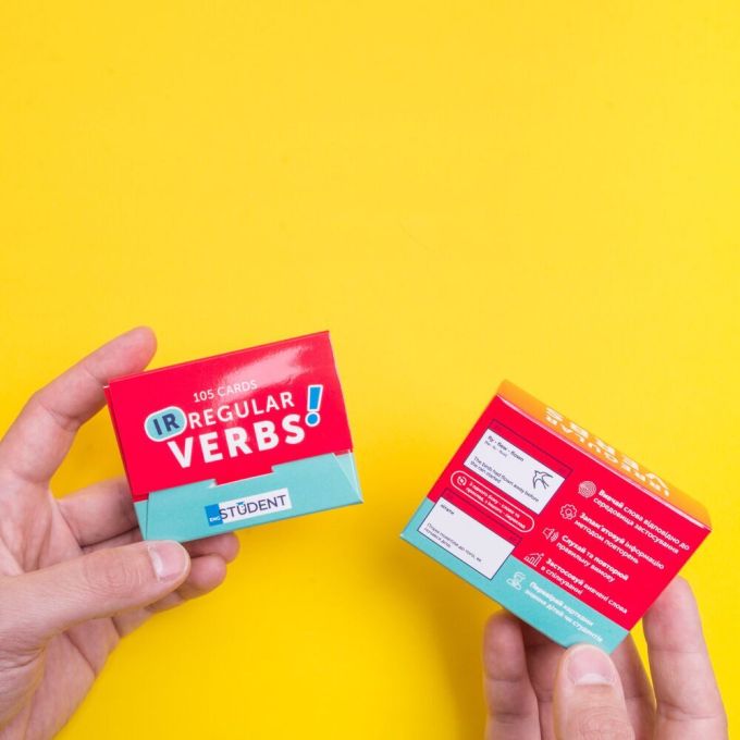 Картки англійських слів ENGLISH STUDENT — IRREGULAR VERBS