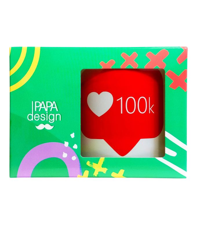 Чашка матовая "100k"