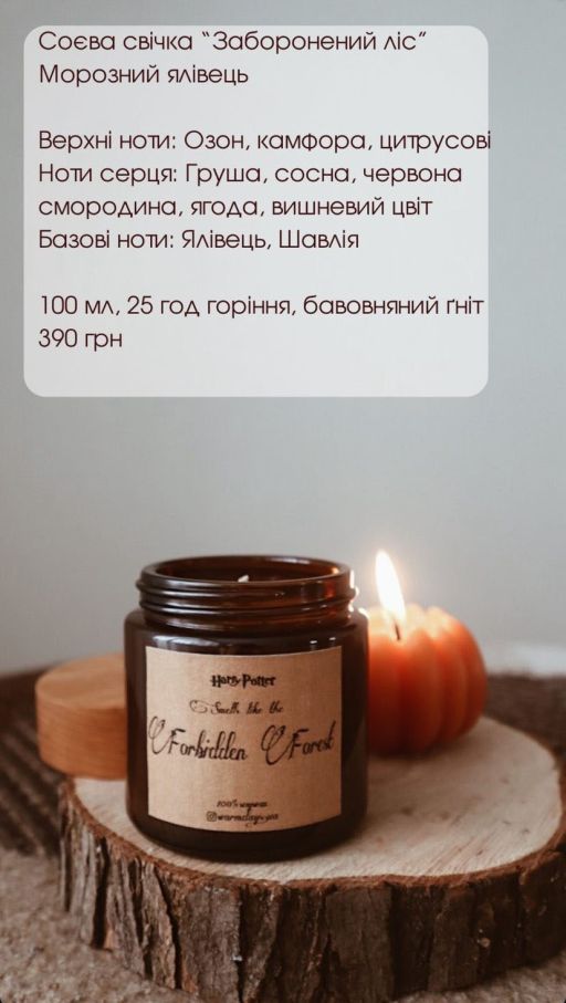 Соєва свічка "Заборонений ліс"