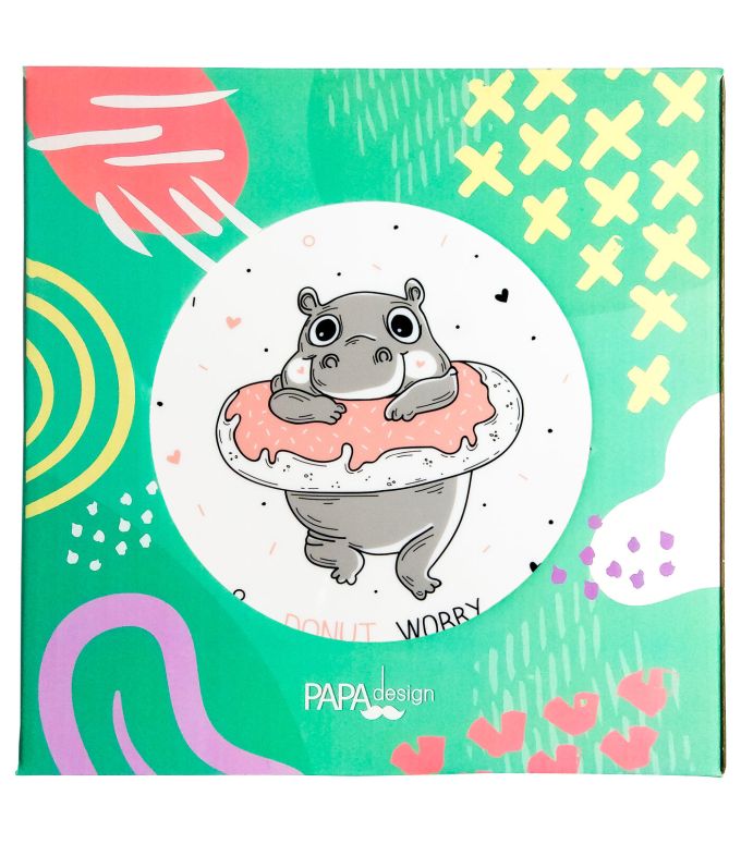 Тарелка "Donut Worry"