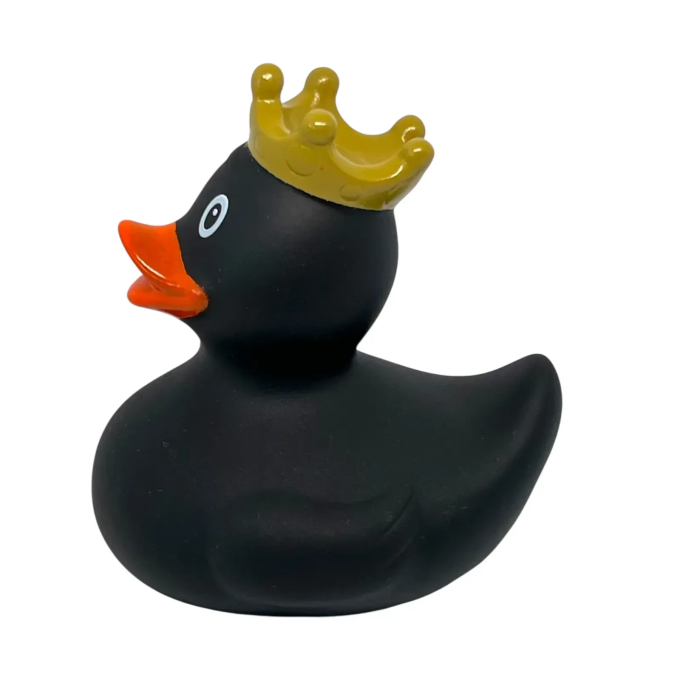 Качка FunnyDucks  Чорна в короні
