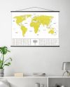 Скретч Карта Світу, що світиться Travel Map Glow World
