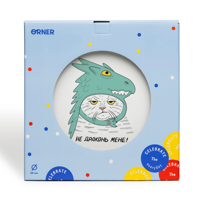 Тарілка Orner «Кіт-дракон»