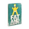 Дерев'яний постер "The Simpsons # 11 Fat and Happy (green)"