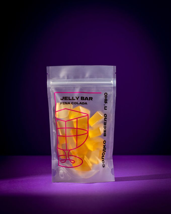 Алкогольні желейні цукерки Jelly Bar Піна Колада