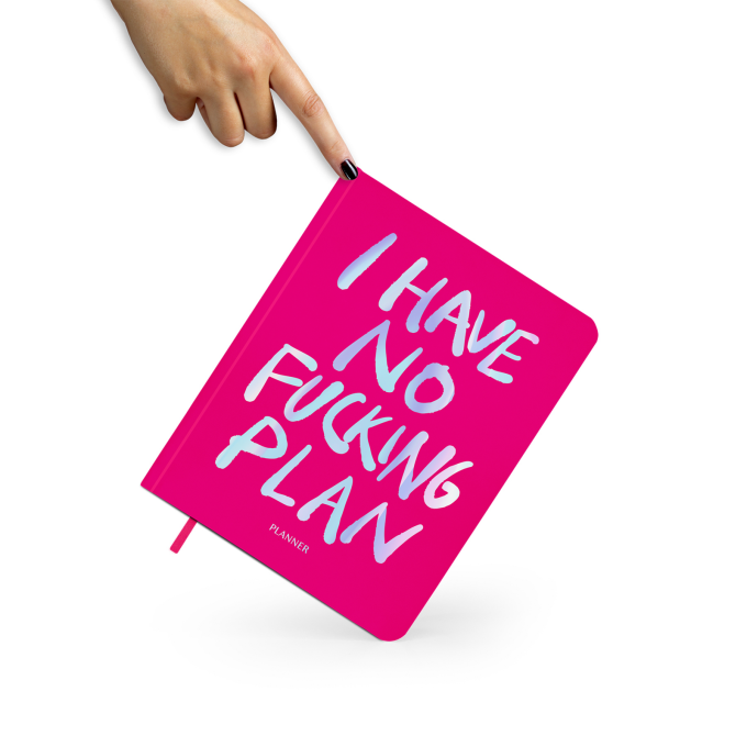 Планер "I HAVE NO PLAN" розовый