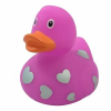 Качка FunnyDucks Розовая в белых сердечках