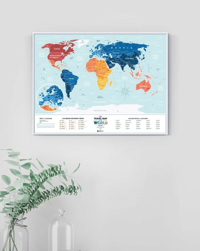 Скретч Карта Світу Travel Map Holiday Lagoon