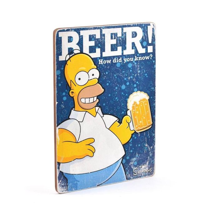 Дерев'яний постер "The Simpsons # 1 BEER!"