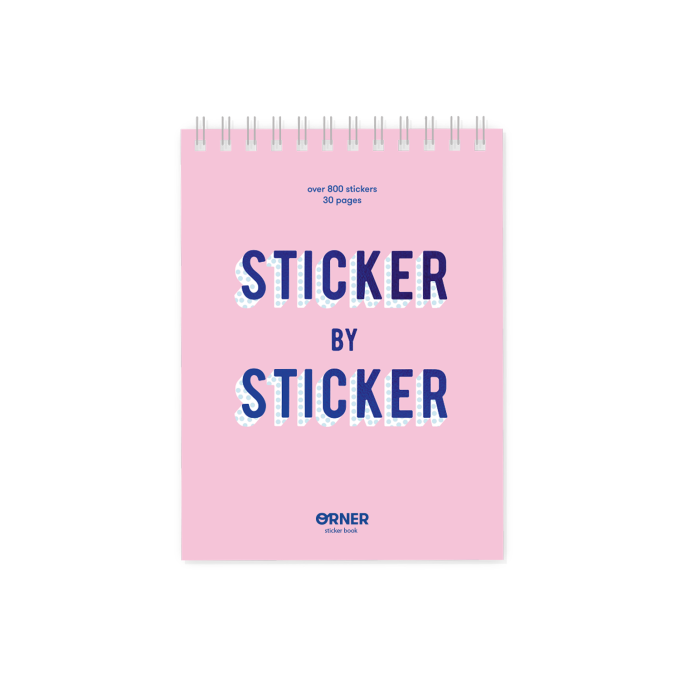 Стікербук рожевий (Sticker book purple)