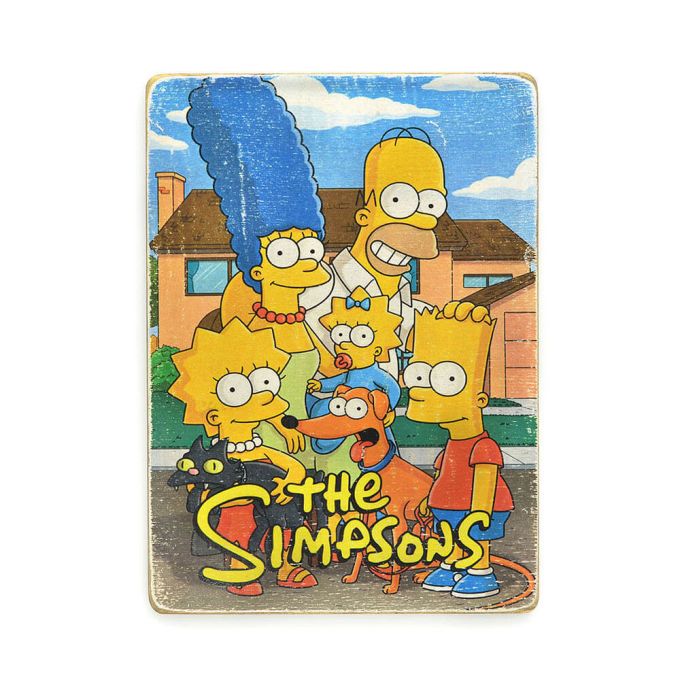 Дерев'яний постер "Simpsons family (vertical)"