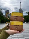Чашка керамічна "Люблю Харків" жовта